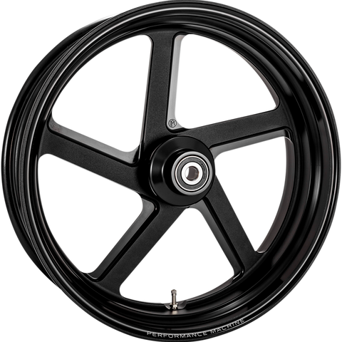 PERFORMANCE MACHINE (PM) Wheel - Pro-Am - Rear - Single Disc/without ABS - Black Ops* - 18x5.5 12707814RPROSMB - Team Dream Rides