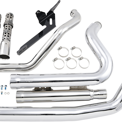 COBRA 909 Exhaust - Chrome - '07-'13 XL 6704 - Team Dream Rides