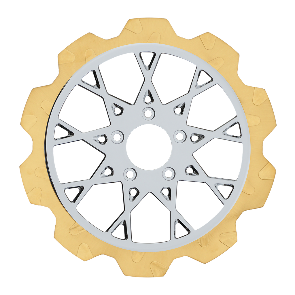 Oversized 13" Crown Cut Front Rotors - Team Dream Rides