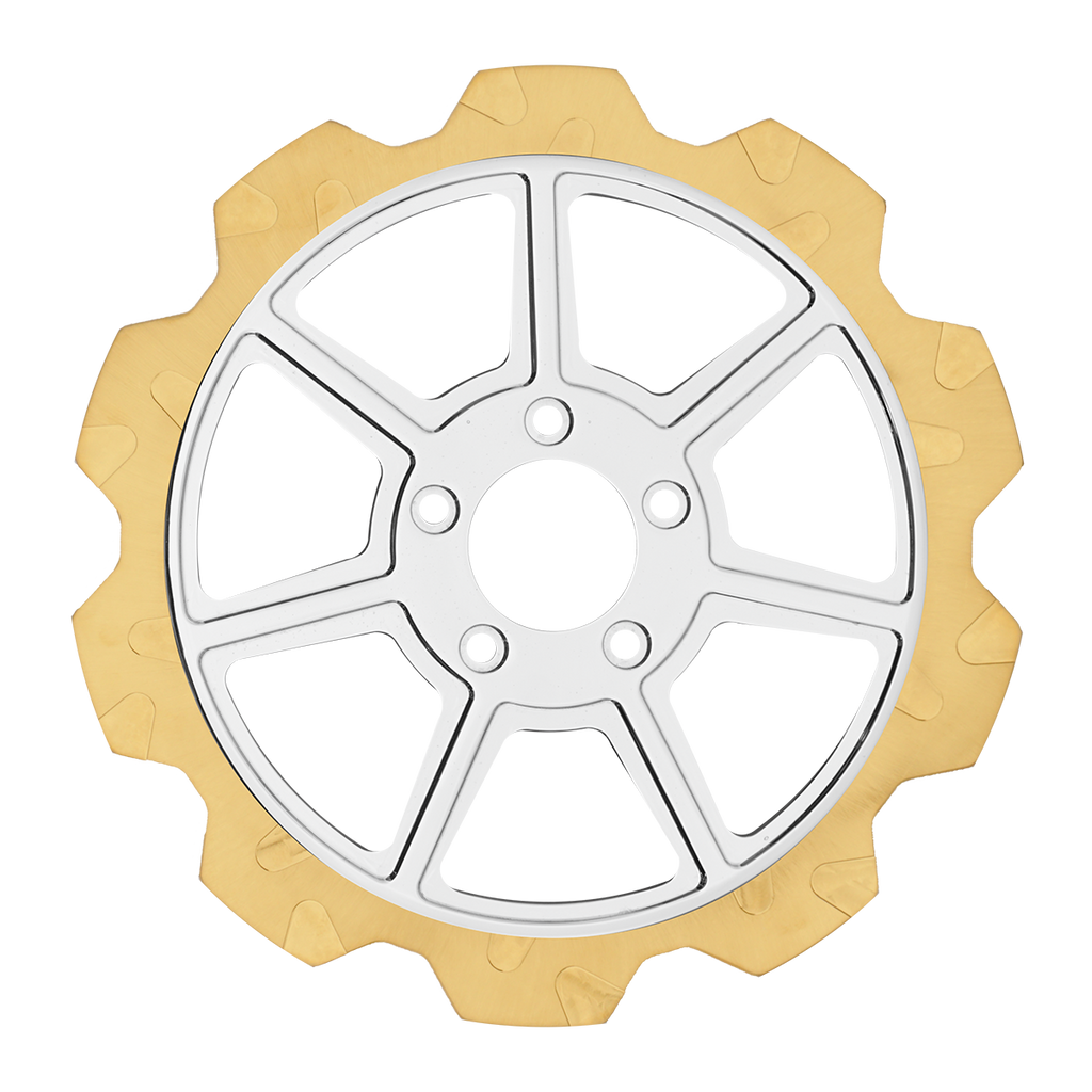 Oversized 13" Crown Cut Front Rotors - Team Dream Rides