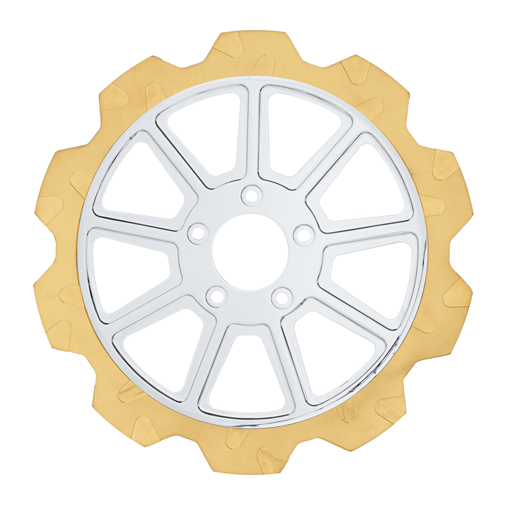 Oversized 13" Crown Cut Front Rotors - Team Dream Rides