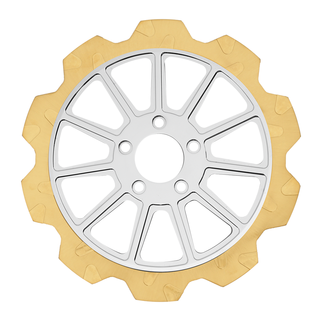 Oversized 13" Crown Cut Front Rotors - Team Dream Rides