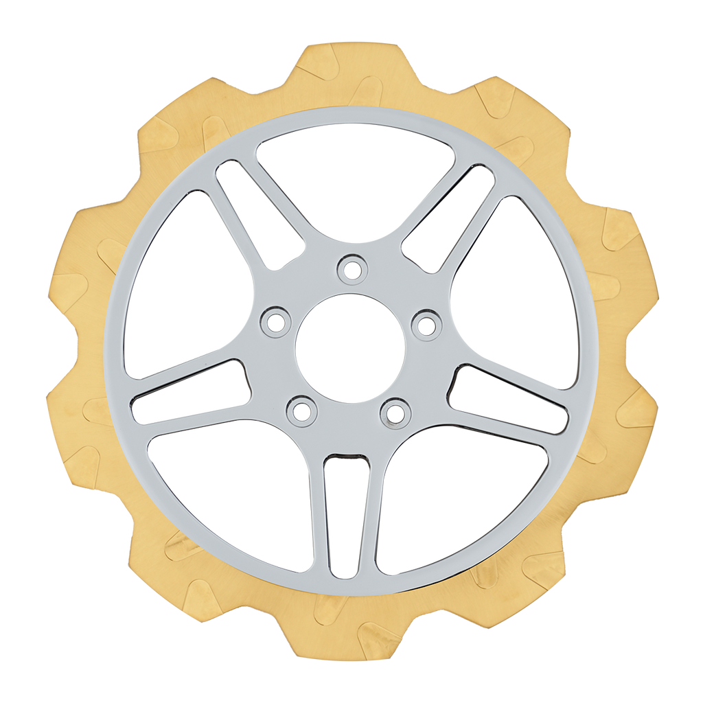 Oversized 13" Crown Cut Front Rotors - Team Dream Rides