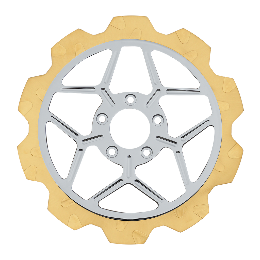 Oversized 13" Crown Cut Front Rotors - Team Dream Rides