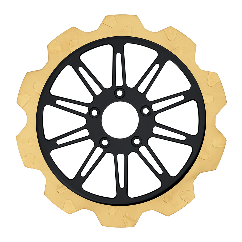 Oversized 13" Crown Cut Front Rotors - Team Dream Rides