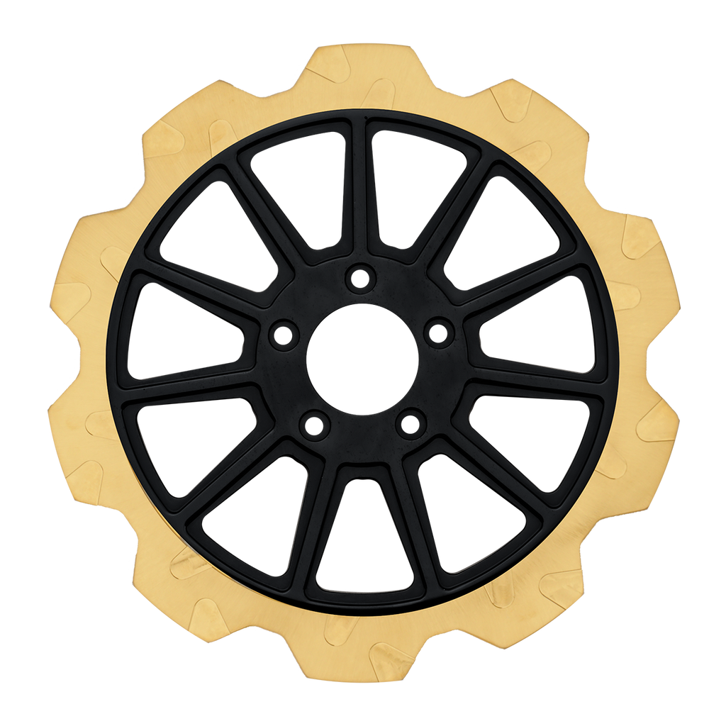 Oversized 13" Crown Cut Front Rotors - Team Dream Rides