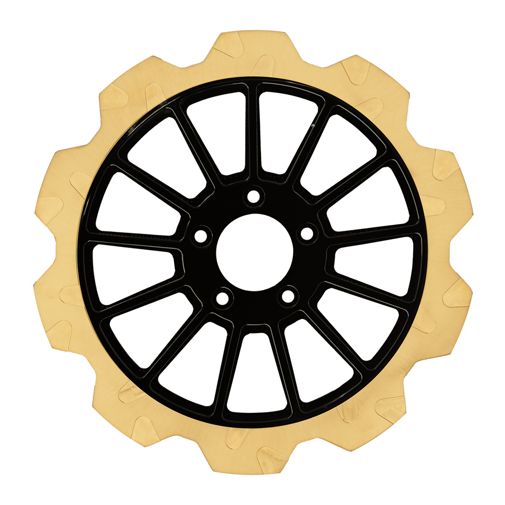 Oversized 13" Crown Cut Front Rotors - Team Dream Rides