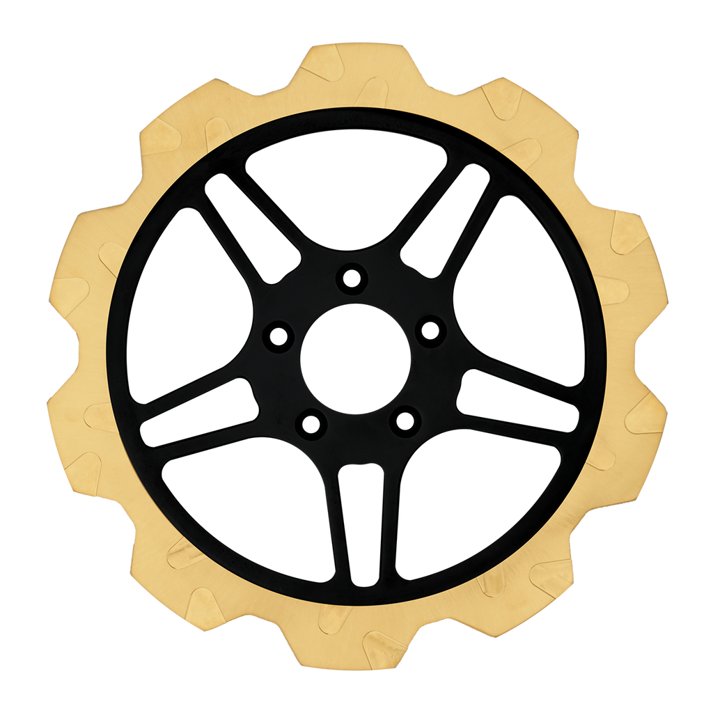 Oversized 13" Crown Cut Front Rotors - Team Dream Rides