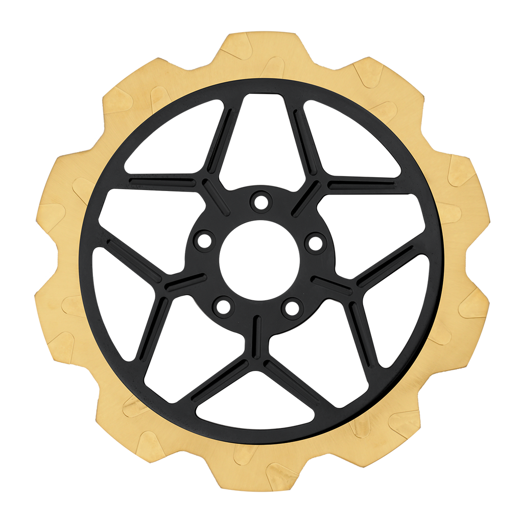 Oversized 13" Crown Cut Front Rotors - Team Dream Rides