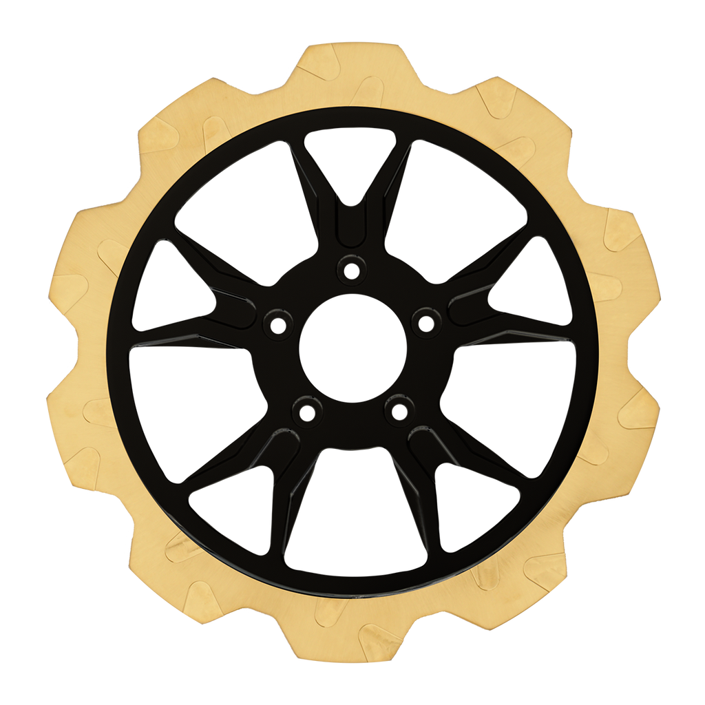 Oversized 13" Crown Cut Front Rotors - Team Dream Rides