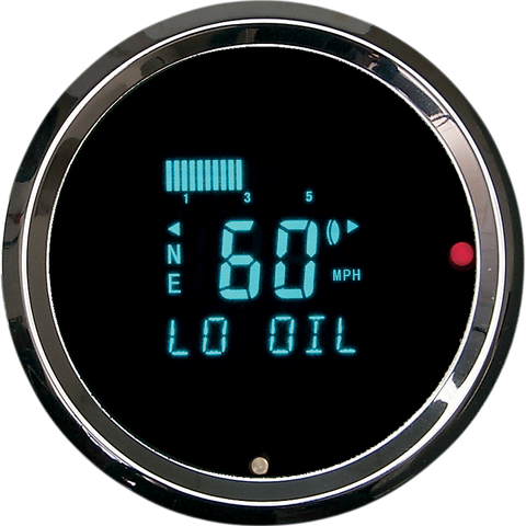 Dakota Digital HLY-3011 Round Digital Speedometer with Indicators – 3-3/8 inch
