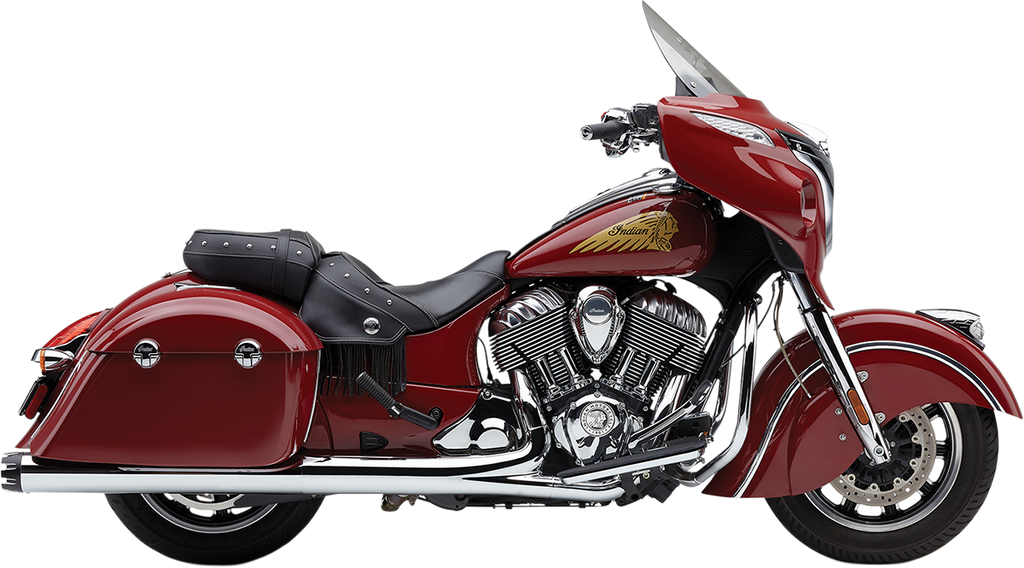 COBRA Dual Cut Slip-On Mufflers - Chrome 5208