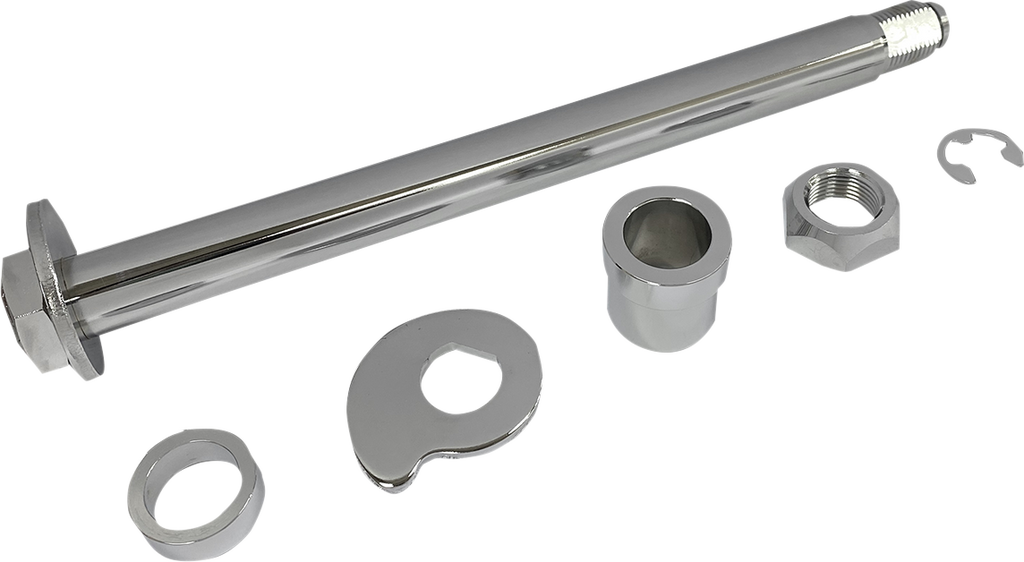DRAG SPECIALTIES Axle Kit - Rear - Chrome - '02-'07 Touring W16-0349