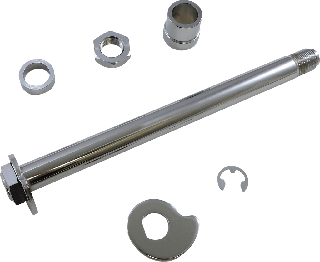 DRAG SPECIALTIES Axle Kit - Rear - Chrome - '02-'07 Touring W16-0349