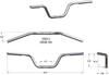 KHROME WERKS Street-X High Bend Handlebars - Chrome 300900