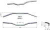 KHROME WERKS Street-X Low Bend Handlebars - Chrome (Part #300902)