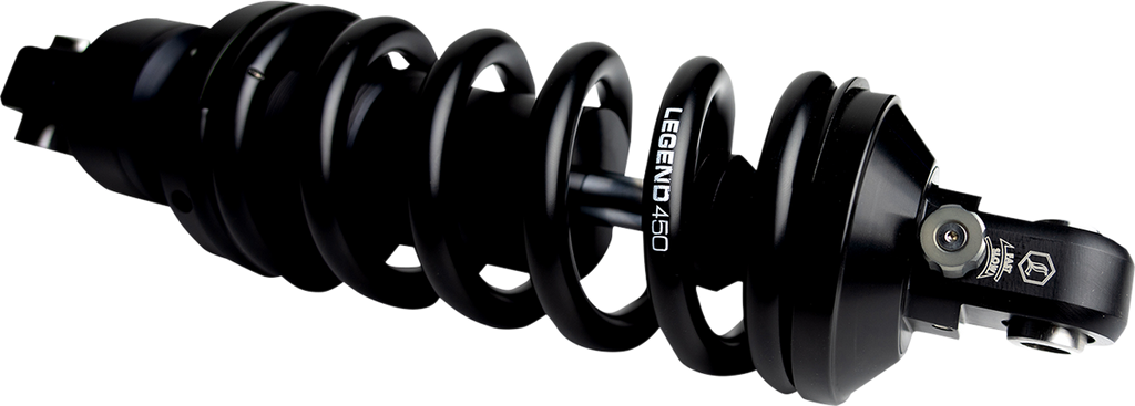 Legend Suspension Revo-A Mono Shock for M-Eight Softail Models – 13-Inch Standard Ride with Adjustable Preload and Rebound Damping