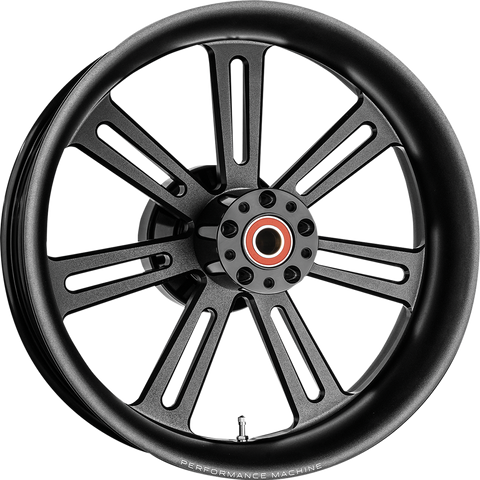 PERFORMANCE MACHINE (PM) Wheel - Sierra - Rear - Single Disc/without ABS - Black - 18x5.5 12707814RSRRSMB - Team Dream Rides