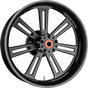 PERFORMANCE MACHINE (PM) Wheel - Sierra - Rear - Single Disc/with ABS - Black - 18x5.5 12697814RSRRSMB - Team Dream Rides