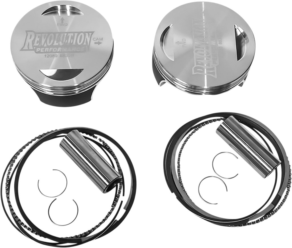 Revolution Performance LLC Piston Kit RP301-116W for 107" Big Bore Twin Cam Cylinder