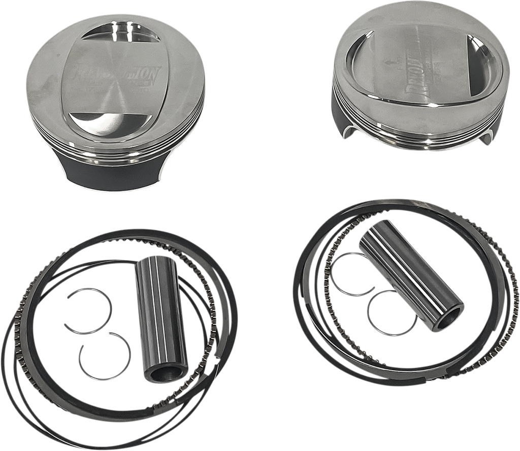 Revolution Performance LLC Piston Kit - Domed for 117" Monster Big Bore Cylinder Kit - Twin Cam RP301-119WD