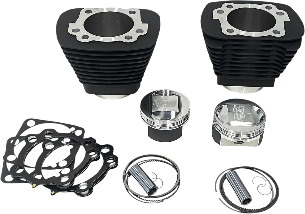 REVOLUTION PERFORMANCE LLC 1250cc Black Cylinder Kit RP201-416W for High-Performance Engines