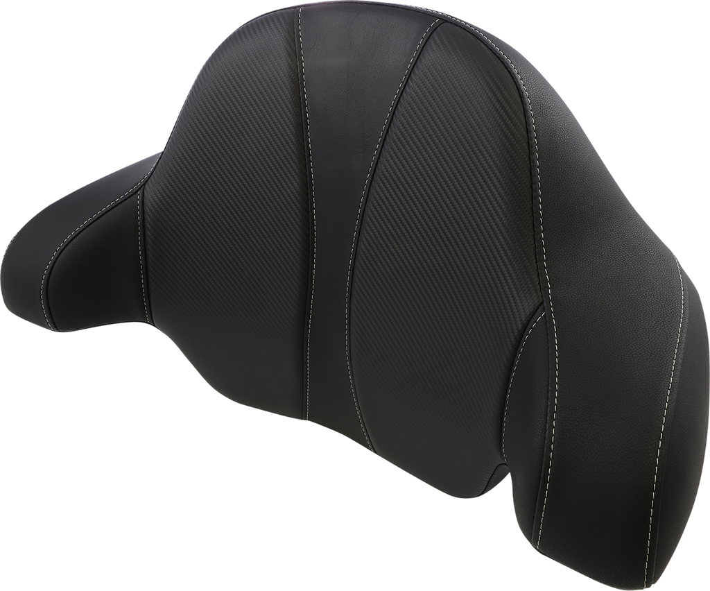 SADDLEMEN Tour-Pak® Backrest Pad for Dominator Seat - Black for FL 2014-2023 | Part 814-07-TPACK-D