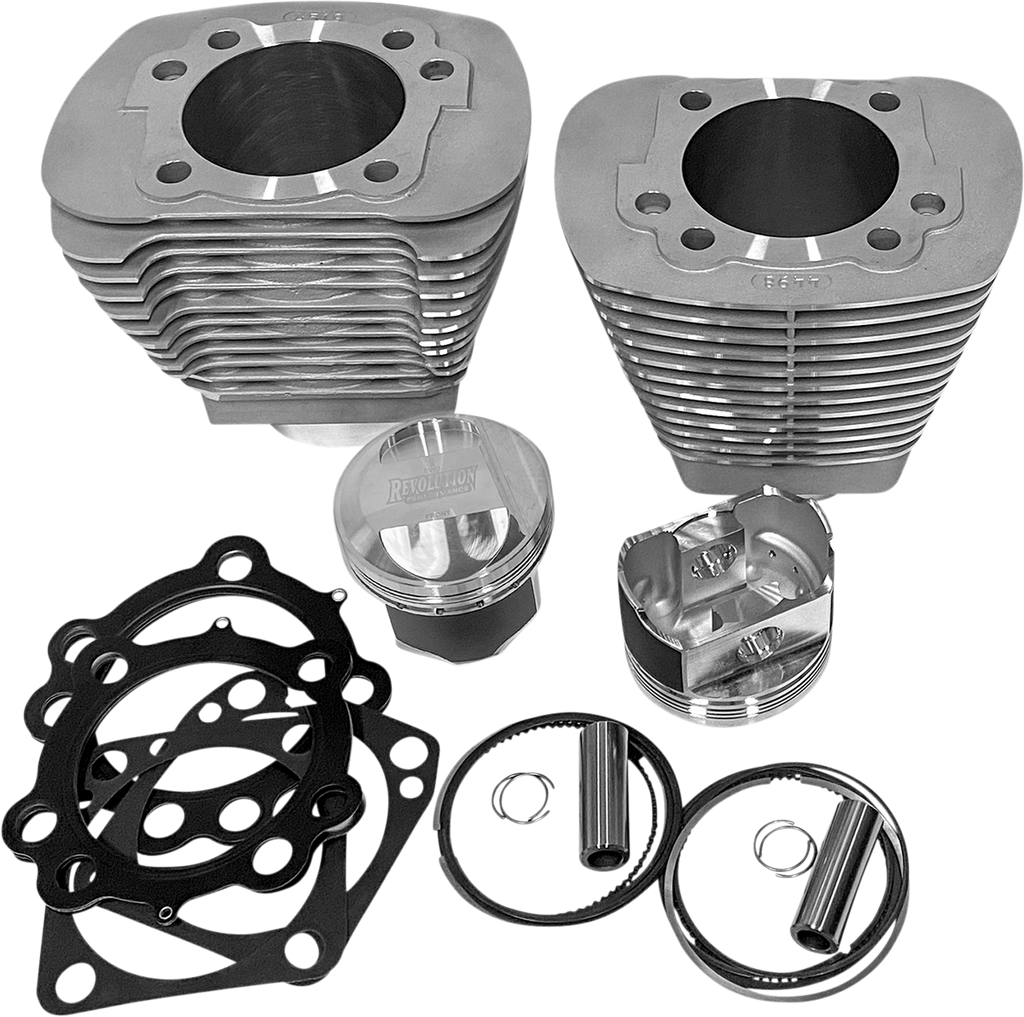 Revolution Performance LLC 85" Big Bore Aluminum Cylinder Kit for Harley Big Twin RP201-203W