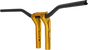 PERFORMANCE MACHINE (PM) Handlebar Assembly - Internal Wiring - Gold Ops 0208-2187M-SMG