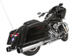 S&S CYCLE El Dorado Dual Exhaust System Chrome with Black Thruster for Enhanced Performance