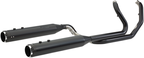 S&S CYCLE El Dorado Dual Exhaust System - Black – Black Thruster 550-0679B