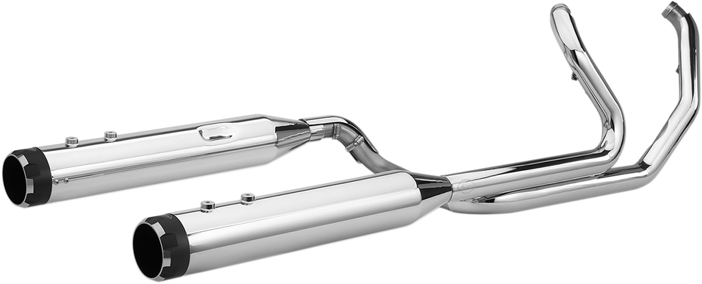S&S CYCLE El Dorado Dual Exhaust System - Chrome with Black Thruster Finish, Part 550-0699C
