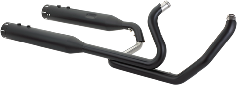 S&S CYCLE El Dorado Dual Exhaust Black for Harley with Part Number 550-0702C