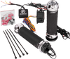 PERFORMANCE MACHINE (PM) Grips - Apex - Heated - Cable - Chrome 0063-2092-CH - Team Dream Rides
