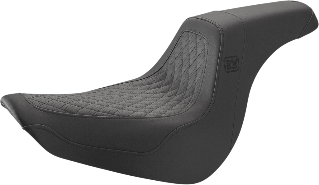 SADDLEMEN Speed Merchant Pro Series Seat for FXLR/FLSB '18-'23 – Black, Part Number SM81829DB