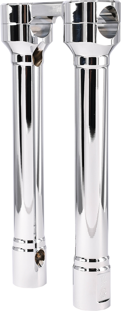THRASHIN SUPPLY CO. Hole Shot Risers - 10 Inch Chrome Handlebar Risers TSC-1010-3