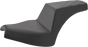 SADDLEMEN Step-Up Seat - Front Smooth/Rear Lattice - Black - Chief I21-04-173 - Team Dream Rides