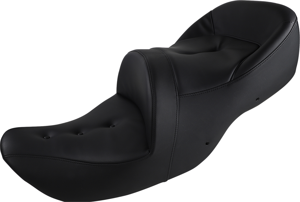 SADDLEMEN Seat - Roadsofa* - Without Backrest - Pillow Top - Black H01-07-181 - Team Dream Rides