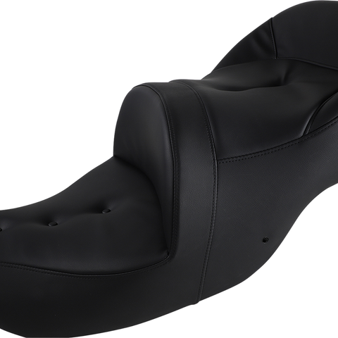 SADDLEMEN Seat - Roadsofa* - Without Backrest - Pillow Top - Black H01-07-181 - Team Dream Rides