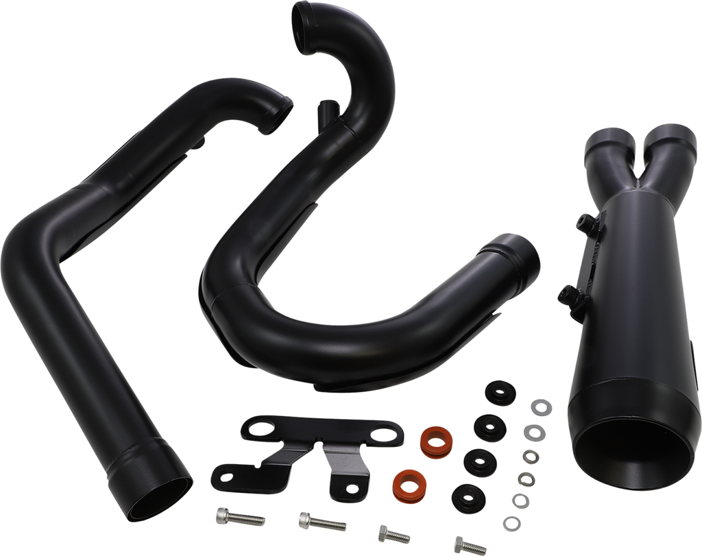 TRASK Assault 2:1 Exhaust TM-5400BK for Enhanced Motorcycle Performance