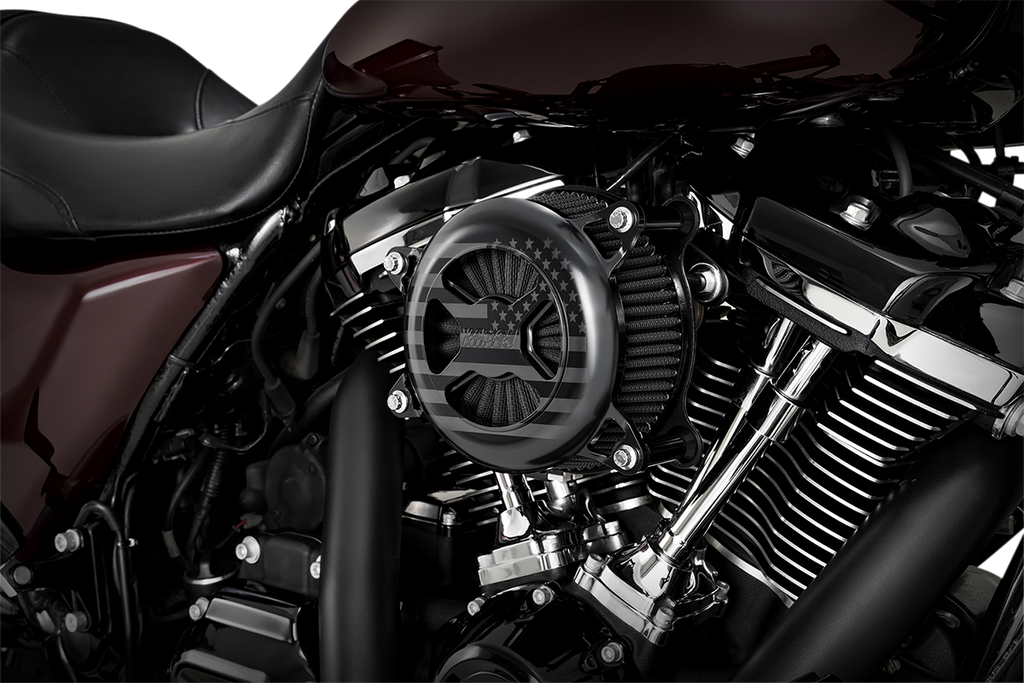 Vance & Hines VO2 America Air Cleaner - Freedom Black 42045FG