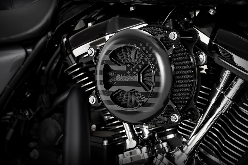 Vance & Hines VO2 America Air Cleaner - Freedom Black 42045FG