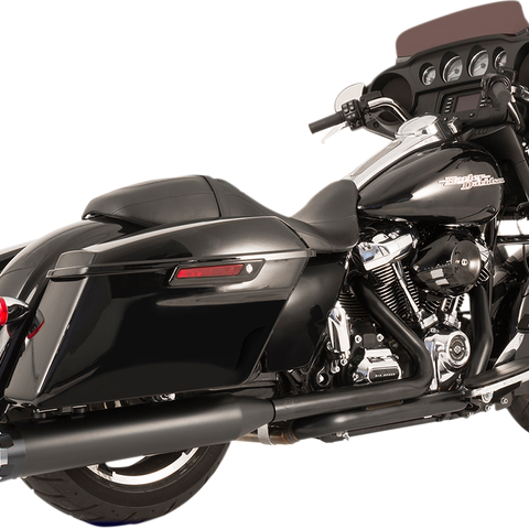 S&S CYCLE El Dorado Dual Exhaust System - Black, Part Number 550-0700C