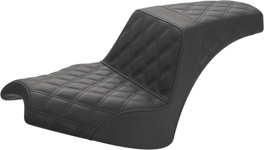 SADDLEMEN Step-Up Seat - Full Lattice - Black - Chief I21-04-175 - Team Dream Rides