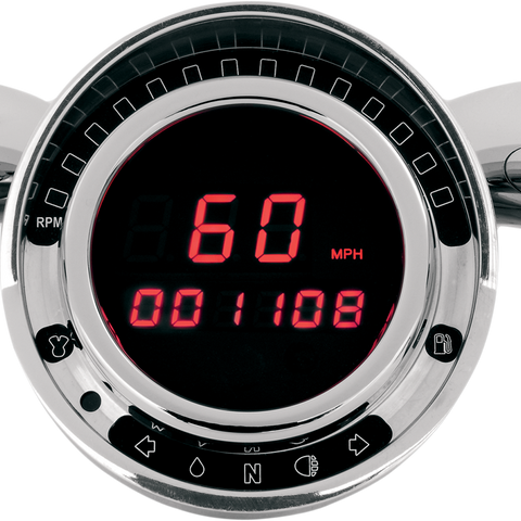Dakota Digital Big Dog BD-140-R Digital Speedometer with Red LED Display