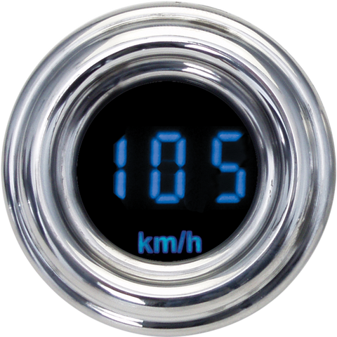 Dakota Digital 1-7/8 inch KPH 4000 Series Speedometer with Retro Blue Display (Part Number MCL-4014R)