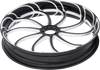 Arlen Ness Drift Rim with Rolled Edge in Black - 18x5.5 for Custom Motorcycle Builds
