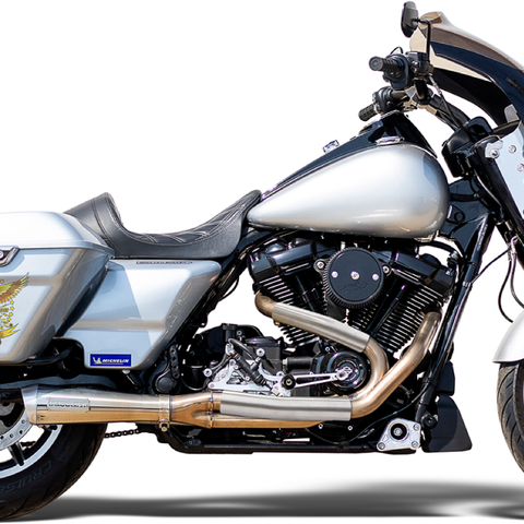 BASSANI XHAUST Competition 2 Exhaust System 1F92SS for Performance Motorcycles