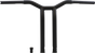 Burly Brand Dominator Handlebar - Raked 14 Inch Matte Black B12-6053SB