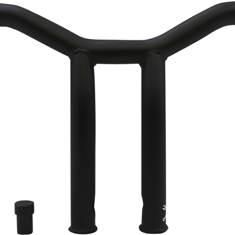 Burly Brand Dominator Handlebar - Raked 10-Inch Matte Black B12-6051SB